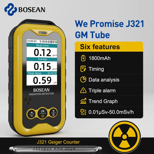 FS5000 Geiger counter with J321 GM Tube