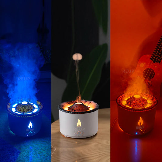 Flame Aroma Diffuser Essential Oil